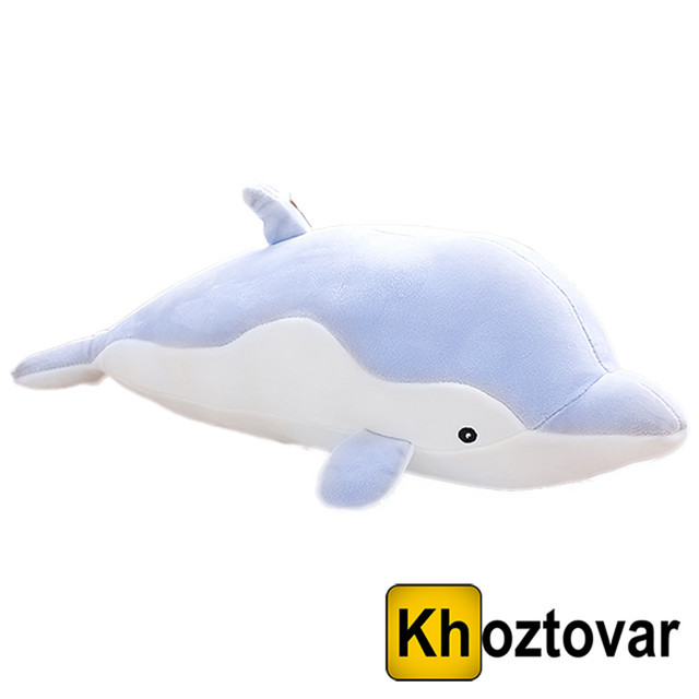 Дитяча м'яка плюшева іграшка Дельфін | 50см, фото 1