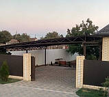 Навіс до будинку з полікарбонату від виробника, фото 2