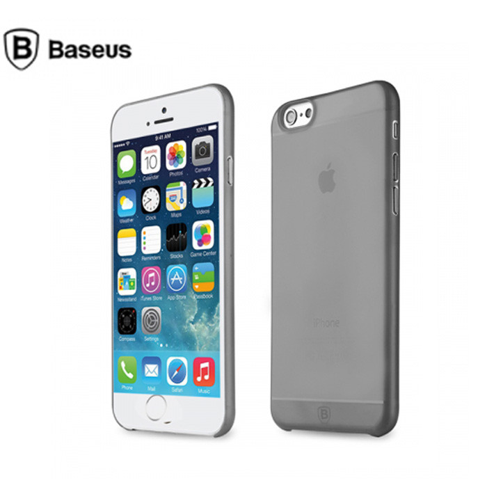 Baseus Slim Case Ультратонкий чехол-накладка для Apple iPhone 6/6S Черный - фото 1 - id-p581892062