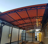 Навіс до будинку з полікарбонату від виробника, фото 10