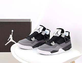 Чоловічі сірі Кросівки Nike Air Jordan 4