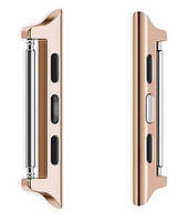 Переходник коннектор для ремешка Apple Watch 42-44 mm Rose Gold