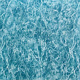 Декоративна 3D панель самоклейка Морська мармурова плитка 700х700х4мм (362), фото 3