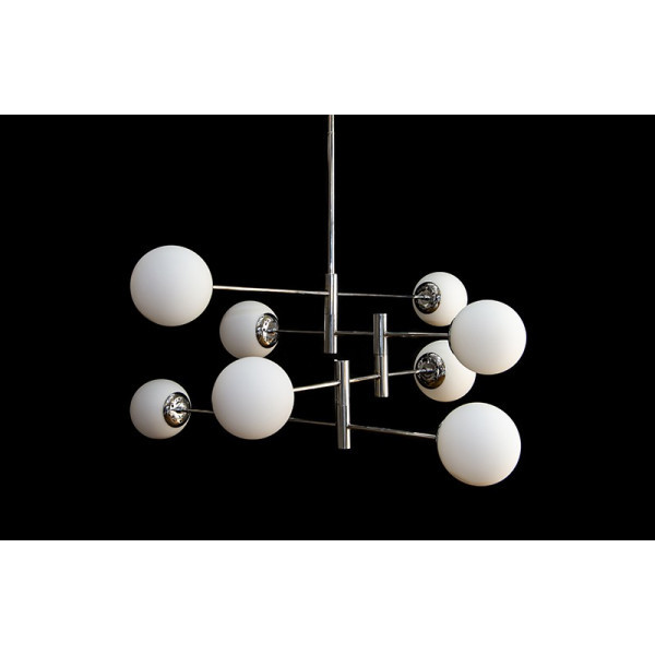 Люстра молекула в стилі лофт зі скляним плафоном Linisoln 8139-8, фото 1