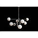 Люстра молекула в стилі лофт зі скляним плафоном Linisoln 8139-8, фото 2