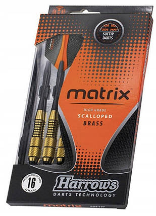 Дротики дартс Matrix Harrows Англія з футляром 18 грамів, фото 1