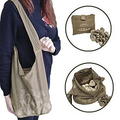 Сумка з сітки для збирання грибів, складаний мішок, багаторазовий екопакет Acropolis МГ-3