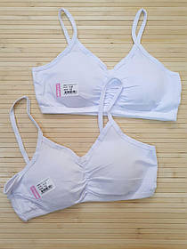 Топіки тонкі для дівчат білі 10 років. Туреччина. Опт