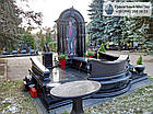 Пам'ятник з чорного граніту № 1709, фото 4