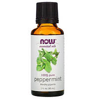 Эфирное масло перечной мяты (Essential Oils Peppermint) Now Foods, 30 мл