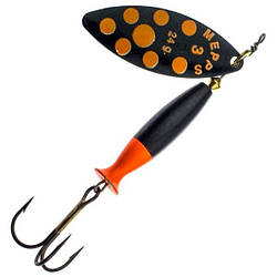 Блесна Mepps Aglia Long Heavy Black/Orange Dots 3 24гр (30 255 008)