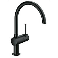 Кран кухонний однозахватний GROHE Minta 32917KS0 чорний латунь 111393