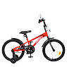 Велосипед дитячий двоколісний Profi Y18211-1 18" зростання 110-130 см вік 5 до 8 років червоний, фото 3