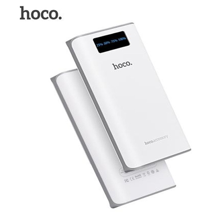 Зовнішній акумулятор (Power Bank) Hoco B3 15000mAh, 2xUSB, ліхтарик