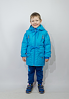 Куртка жилетка трансформер для мальчика от 1,5 до 6 лет детская демисезонная парка Разные цвета 98
