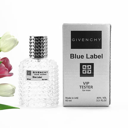 Чоловічий тестер Givenchy Blue Label Pour Homme VIP 60 мл ОАЕ, фото 1