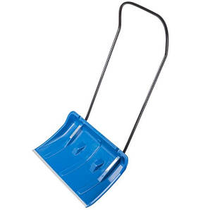 Ківш для прибирання снігу 760*420 мм, ручка 115 мм синій INTERTOOL FT-2094