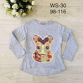 Реглан для дівчат, Wiyan Kids, 98-116 см, № WS-30