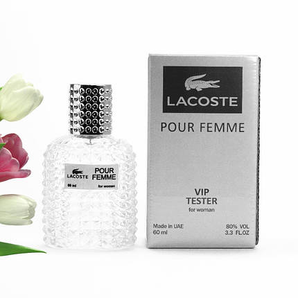 Жіночий тестер Lacoste Pour Femme VIP 60 мл ОАЕ, фото 1