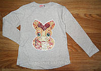 Реглан з мікронапиленням для дівчаток оптом, Wiyan Kids, 98-116 рр., арт. WS-30, фото 9