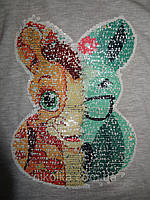 Реглан з мікронапиленням для дівчаток оптом, Wiyan Kids, 98-116 рр., арт. WS-30, фото 6