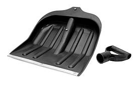 Лопата снігова ГОСПОДАР без черешка 410х450 мм чорна 14-6210