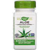 Алоэ с фенхелем Nature's Way "Aloe Latex with Fennel" 140 мг (100 капсул)