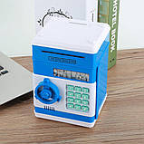 Електронний сейф скарбничка Number Bank "Банкомат" дитячий подарунок із кодовим замком і купюроприймачем, фото 2