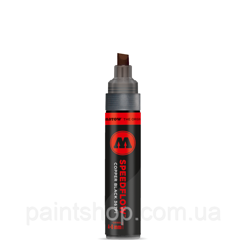 Маркер спиртовий Molotow 367PI Speedflow (Чорний) 4-8 мм