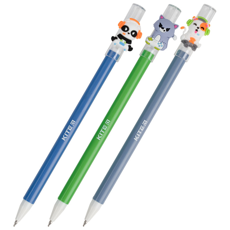 Ручка шариковая Kite Game K21-354 синяя - фото 1 - id-p731403287