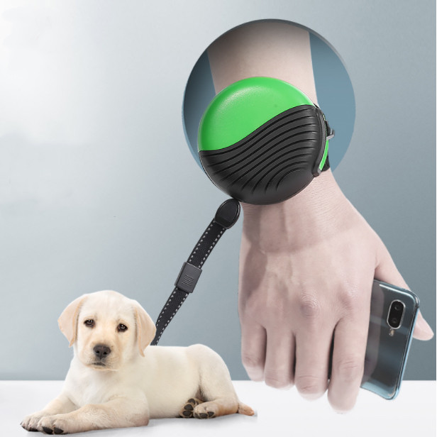 Повідець рулетка Hands Free на руку для бігу прогулянок 3 метри