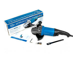 Болгарка KRAISSMANN 2300-KWS-230 (Плавний пуск, поворотна ручка)