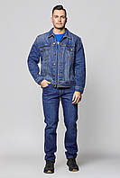 Куртка джинсова Wrangler Classic Jacket Casual Fit (W4481514V) Синій M-00