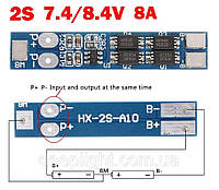 BMS 2S 8A Li ion плата защиты балансир PCB 8.4V схема шуруповерт дрель 18650