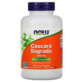 Cascara Sagrada 450 мг Now Foods 250 капсул