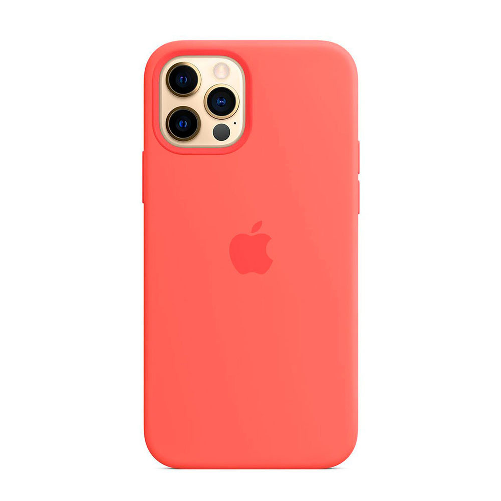 Оригінальний чохол Apple Silicone Case with MagSafe Pink Citrus для iPhone 12 ⁇ 12 Pro MHL03ZM/A