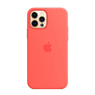Оригінальний чохол Apple Silicone Case with MagSafe Pink Citrus для iPhone 12  |  12 Pro MHL03ZM/A