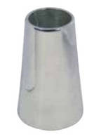 Стакан рейлінговий прямий, арт. 814305425, нержавіюча сталь А4, 25мм