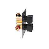 Душова система універсальна Qtap Aquarius термостатична прихованого монтажу на два споживачі, фото 4