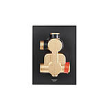 Душова система універсальна Qtap Aquarius термостатична прихованого монтажу на два споживачі, фото 5