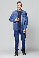Рубашка джинсовая Wrangler 27MW Regular Fit (W5MSLW922) Голубой 4XL-00