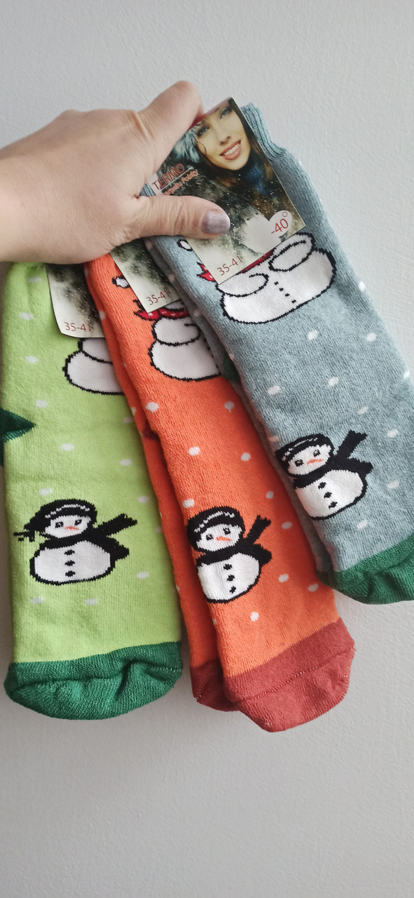 Шкарпетки жіночі махрові, р.37-40, фото 1