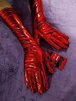 Рукавички для розкішної леді червоні, аксесуар для еротичних ігор S/L, EASY LIFE