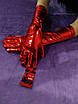 Рукавички для розкішної леді червоні, аксесуар для еротичних ігор S/L, EASY LIFE, фото 2