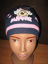Дитяча демісезонна шапка для дівчаток Minnie Mouse р.52