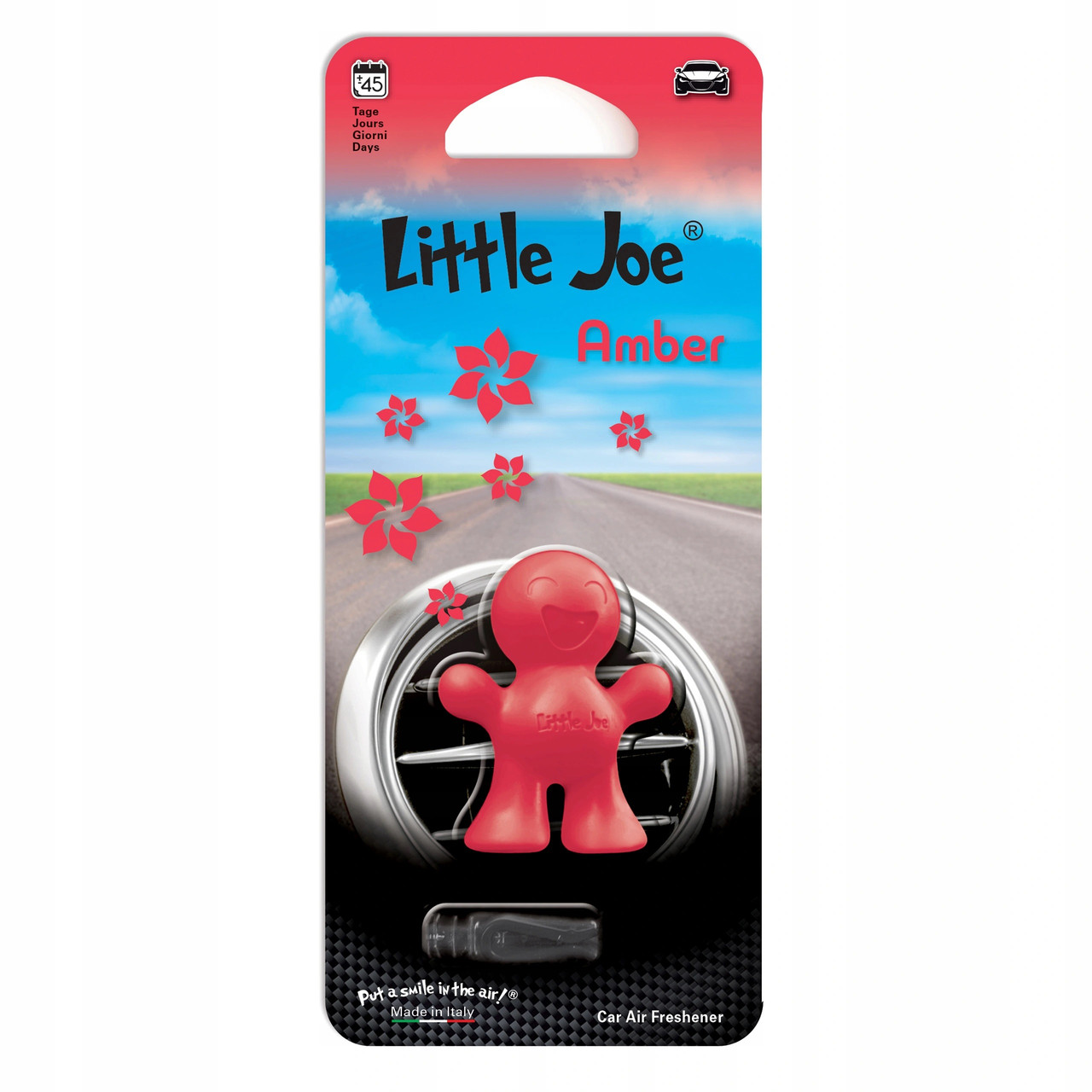 Ароматизатор на дефлектор бурштин Little Joe ® AMBER Red Pink LJ001