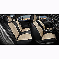 Чохли 5D з алькантари Elegant Verona на передні та задні сидіння автомобіля EL 700 144 бежеві