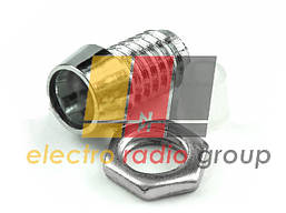 Тримач світлодіода 3мм E-411(метал. з гайкою)