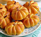 Булочки з гарбузом
