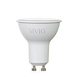 Світлодіодна лампа SIVIO 5Вт MR16 GU10 4100K нейтральна біла, фото 2